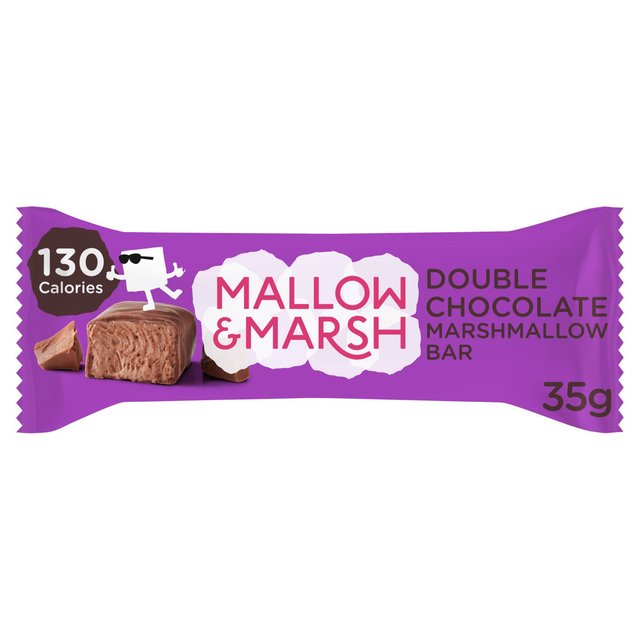 Mallow & Marsh Double Chocolate Marshmallow Bar Free from M&S Default Title  