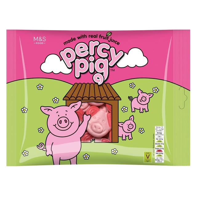 M&S Large Percy Pig Fruit Gums   400g