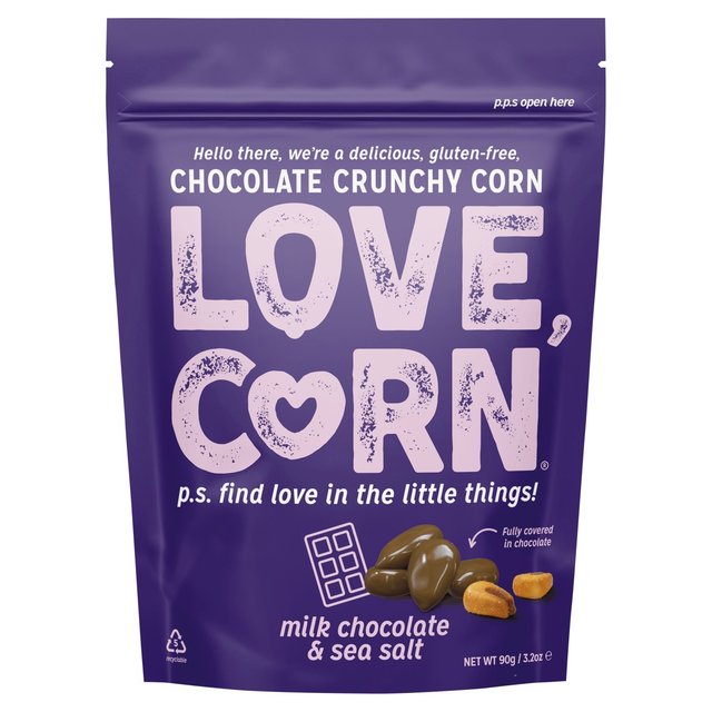 LOVE CORN Milk Chocolate & Sea Salt