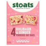 Stoats Rhubarb & Ginger Porridge Oat Bars 4x42g Crisps, Nuts & Snacking Fruit M&S Default Title  