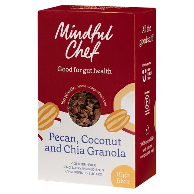 Mindful Chef Pecan, Coconut and Chia Granola Free from M&S Default Title  