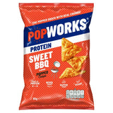 PopWorks Protein Sweet Barbecue Sharing Popped Crisps GOODS M&S   