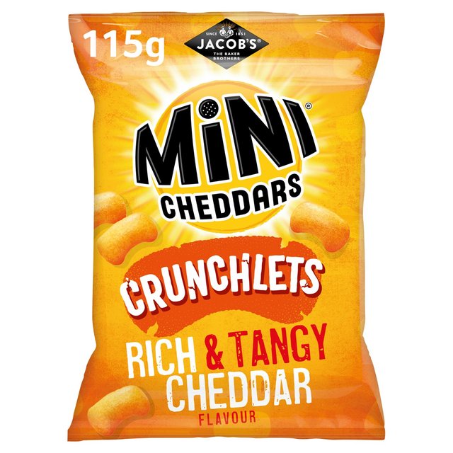 Jacob's Mini Cheddars Crunchlets Tangy Cheddar GOODS M&S   