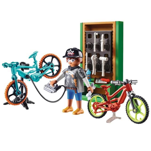 Playmobil 70674 Bike Workshop Gift Set McGrocer