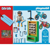 Playmobil 70674 Bike Workshop Gift Set Toys & Kid's Zone M&S   