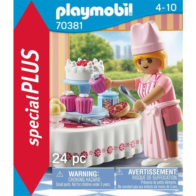 Playmobil 70381 Special Plus Baker with Dessert Table