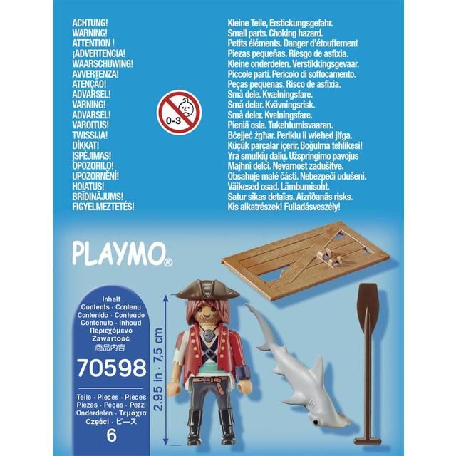 Playmobil 70598 Special Plus Pirate with Raft