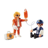 Playmobil 70823 DuoPack Doctor and Police Officer Toys & Kid's Zone M&S   