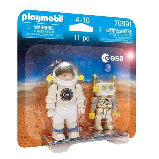 Playmobil 70991 DuoPack ESA Astronaut and ROBert