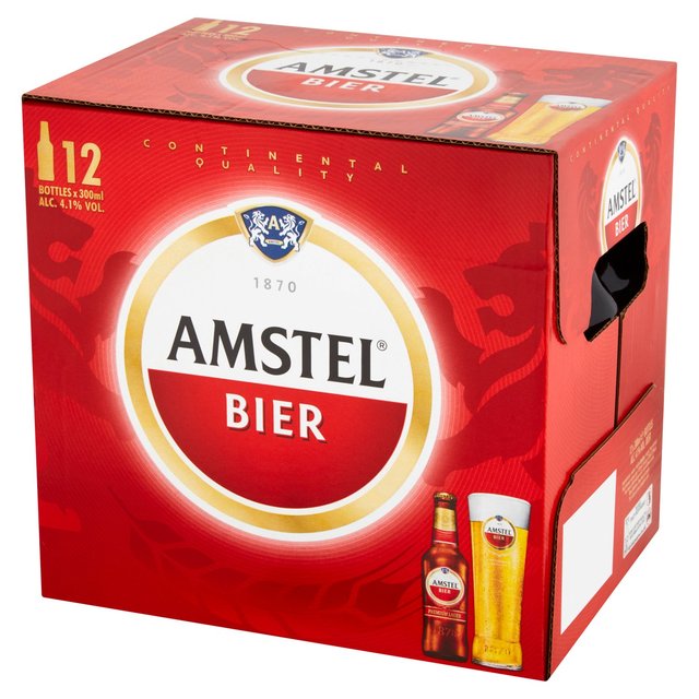 Amstel Lager Beer Bottles Beer & Cider M&S   