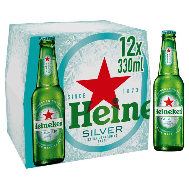 Heineken Silver Lager Beer Bottles Beer & Cider M&S   