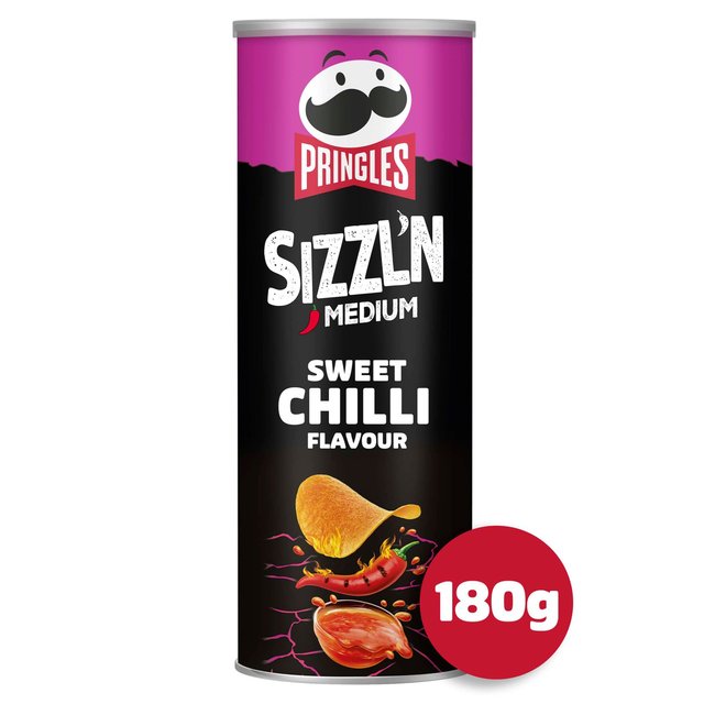 Pringles Sizzl'n Hot Sweet Chilli Crisps GOODS M&S   