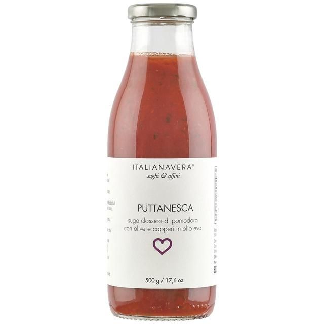 JGF Italianavera Puttanesca Olive & Caper Pasta Sauce