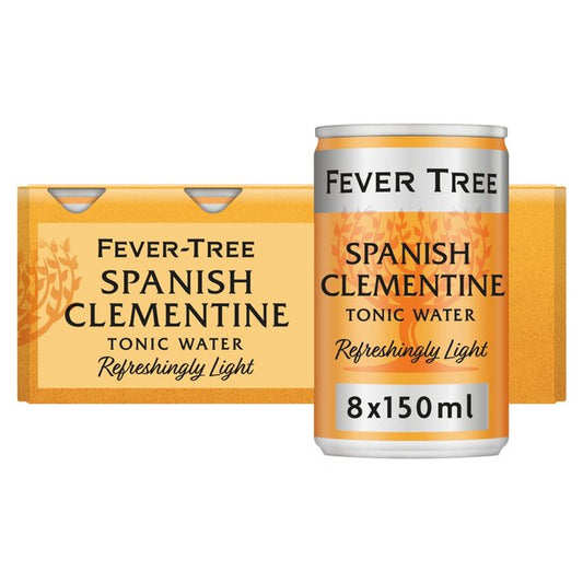 Fever-Tree Light Spanish Clementine Tonic Cans Adult Soft Drinks & Mixers M&S Title  
