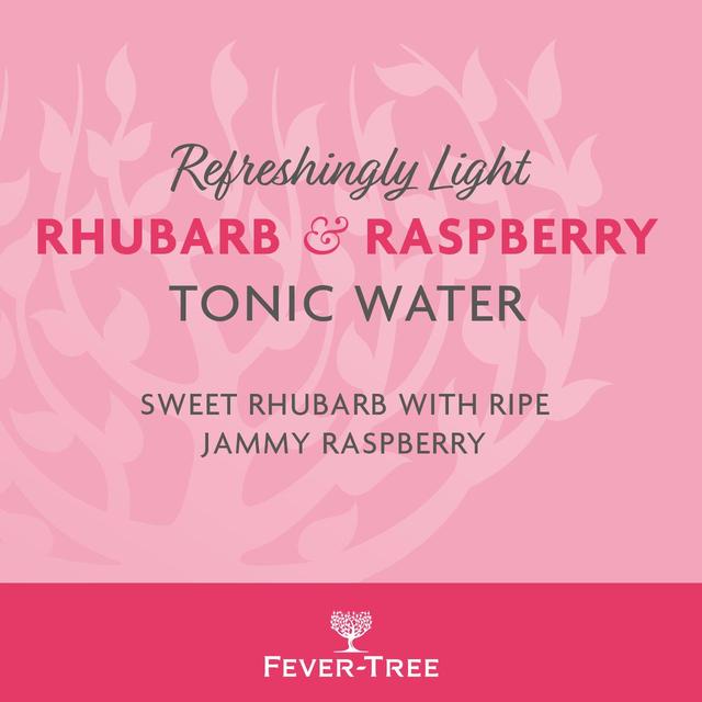 Fever-Tree Light Rhubarb & Raspberry Tonic Cans GOODS M&S   