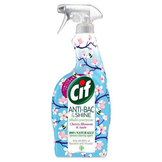 Cif Anti-Bac & Shine Multipurpose Spray - Cherry Blossom Accessories & Cleaning M&S   