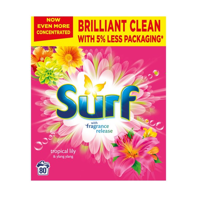 Surf Washing Powder Tropical Lily & Ylang-Ylang 80 wash