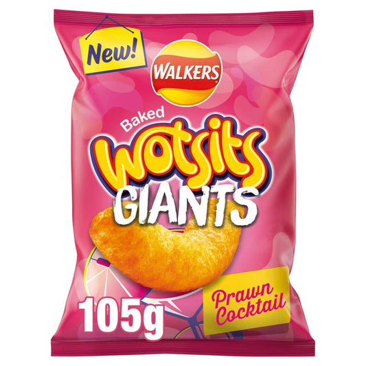 Walkers Wotsits Giants Prawn Cocktail Snacks Crisps, Nuts & Snacking Fruit M&S Title  