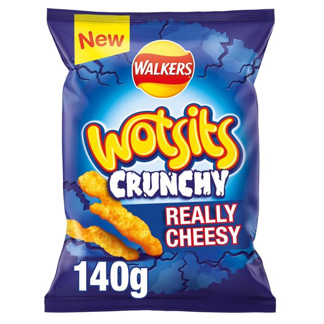 Walkers Wotsits Crunchy Really Cheesy Snacks Crisps, Nuts & Snacking Fruit M&S Default Title  