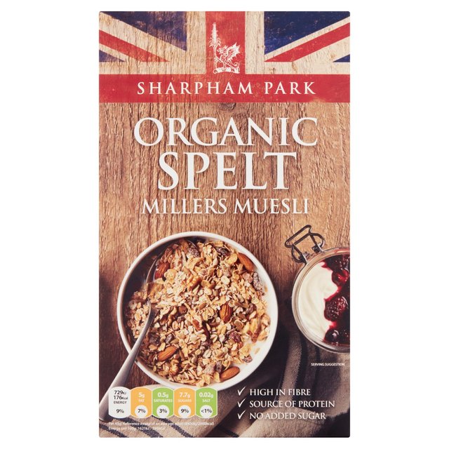 Sharpham Park Organic Spelt Muesli Food Cupboard M&S Default Title  