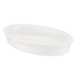 Sainsbury's Home White Stoneware Small Oval Pie Dish cookware Sainsburys   