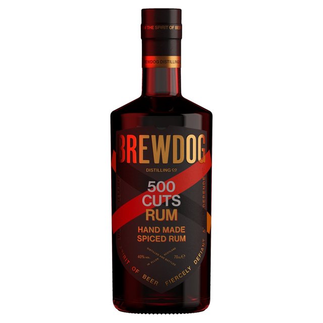 BrewDog 500 Cuts Handmade Spiced Rum Liqueurs and Spirits M&S Default Title  