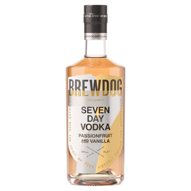 BrewDog Seven Day Vodka Passion Fruit & Vanilla Liqueurs and Spirits M&S Default Title  