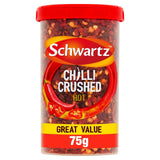 Schwartz Chillies Crushed Drum 75g Food Cupboard M&S Default Title  