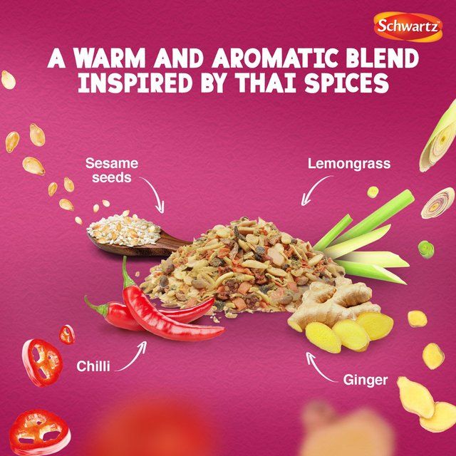 Schwartz Seeds & Spice Toppers Thai Seasoning Mix FOOD CUPBOARD M&S   