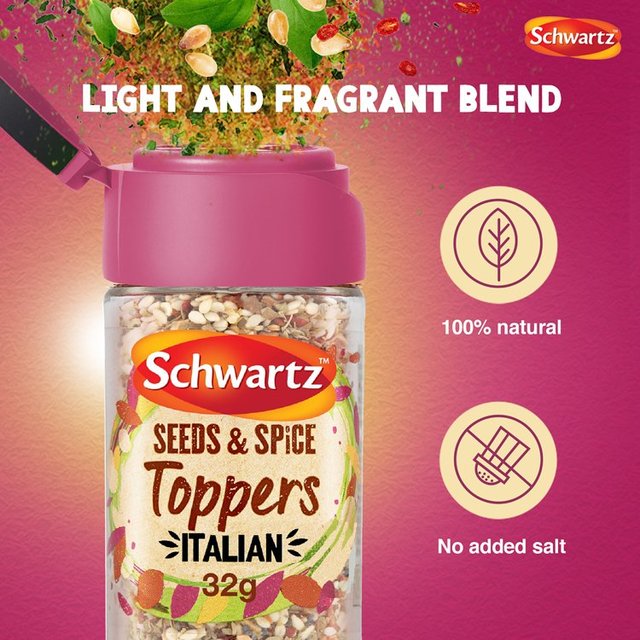 Schwartz Seeds & Spice Toppers Italian Seasoning