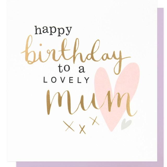 Caroline Gardner Happy Birthday To A Lovely Mum Card Miscellaneous M&S Default Title  