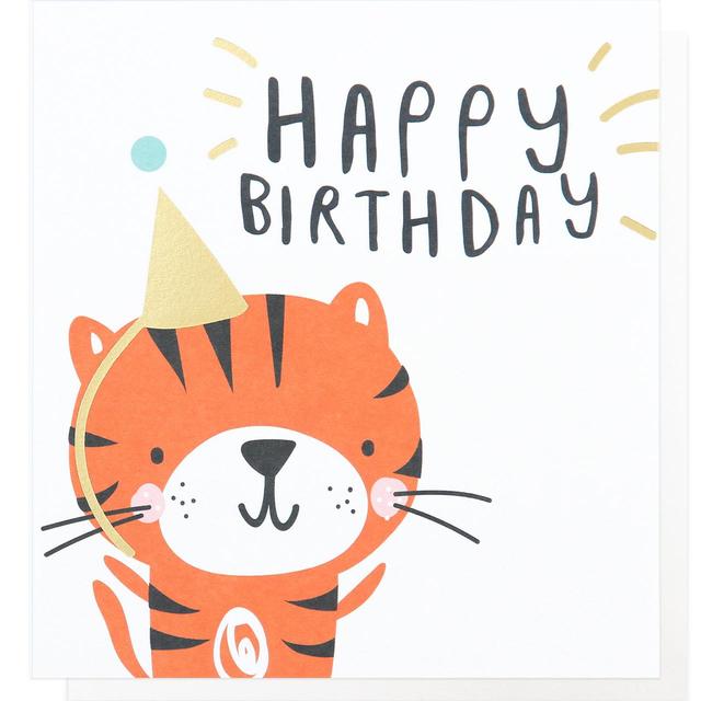 Caroline Gardner Happy Birthday Tiger Card