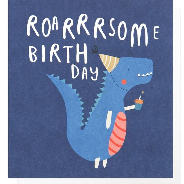 Caroline Gardner Roarrrrrrsome Birthday Card