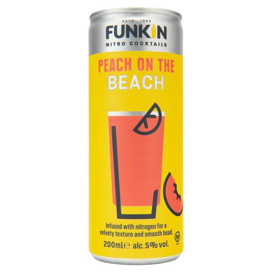 Funkin Peach On The Beach Nitro Can Wine & Champagne M&S Title  