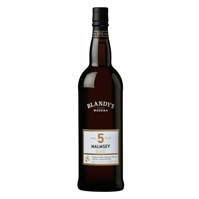 Blandy's 5 Year Old Malmsey Madeira Wine & Champagne M&S Title  