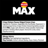 Walkers Max Crispy Chicken Sharing Crisps Crisps, Nuts & Snacking Fruit M&S   