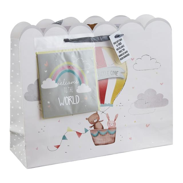 Large Baby Gift Bag with Card