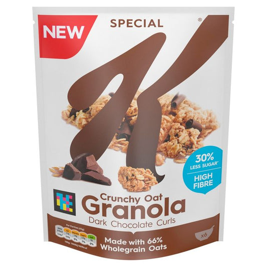 Kellogg's Special K Dark Chocolate Breakfast Granola Cereals M&S   