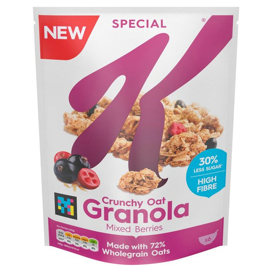 Kellogg's Special K Mixed Berries Breakfast Granola Cereals M&S   