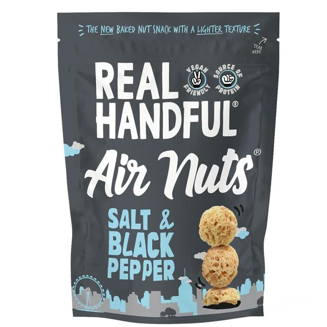 Real Handful AIR NUTS Salt & Black Pepper 60g Vegetarian & Vegan M&S Default Title  