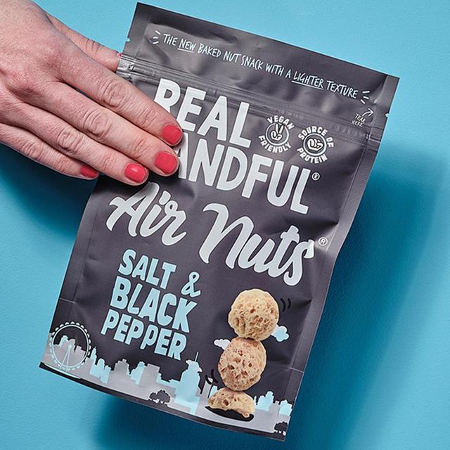 Real Handful AIR NUTS Salt & Black Pepper 60g Vegetarian & Vegan M&S   