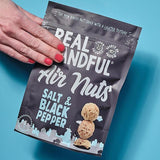 Real Handful AIR NUTS Salt & Black Pepper 60g Vegetarian & Vegan M&S   