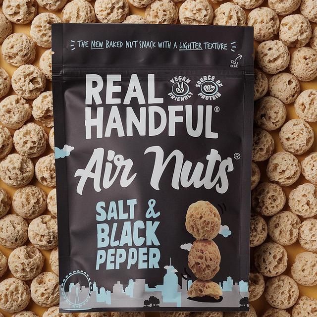 Real Handful AIR NUTS Salt & Black Pepper 60g Vegetarian & Vegan M&S   