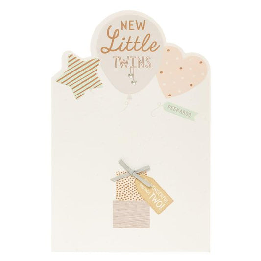 New Baby Twins Congratulations Card Home, Garden & Outdoor M&S Title  