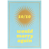 M&S 10/10 Would Marry Again Wedding Card Miscellaneous M&S Default Title  