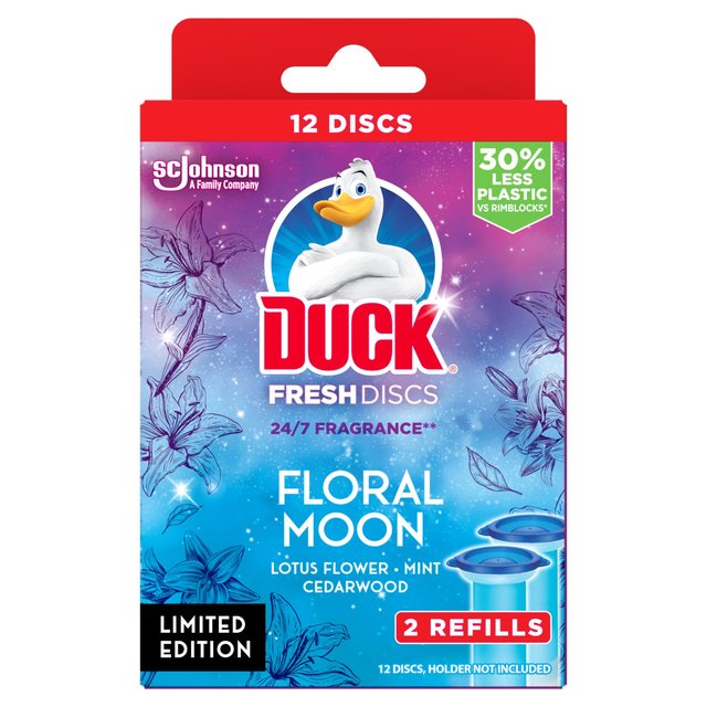 Duck Toilet Fresh Discs Duo Refills Floral Moon