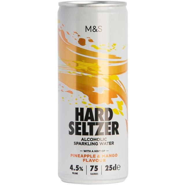 M&S Hard Seltzer Pineapple & Mango Alcoholic Water