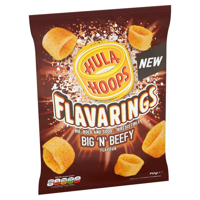 Hula Hoops Flavarings Big'n'Beefy Food Cupboard M&S   