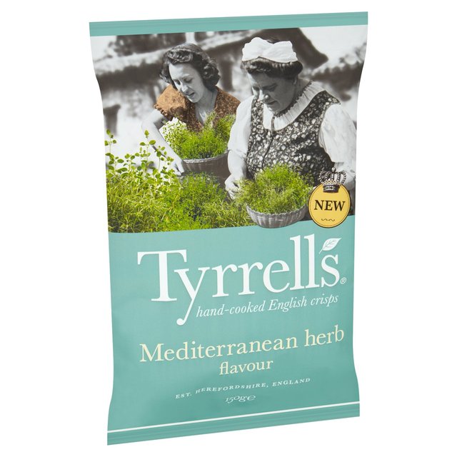 Tyrrells Mediterranean Herb Sharing Crisps Food Cupboard M&S Default Title  