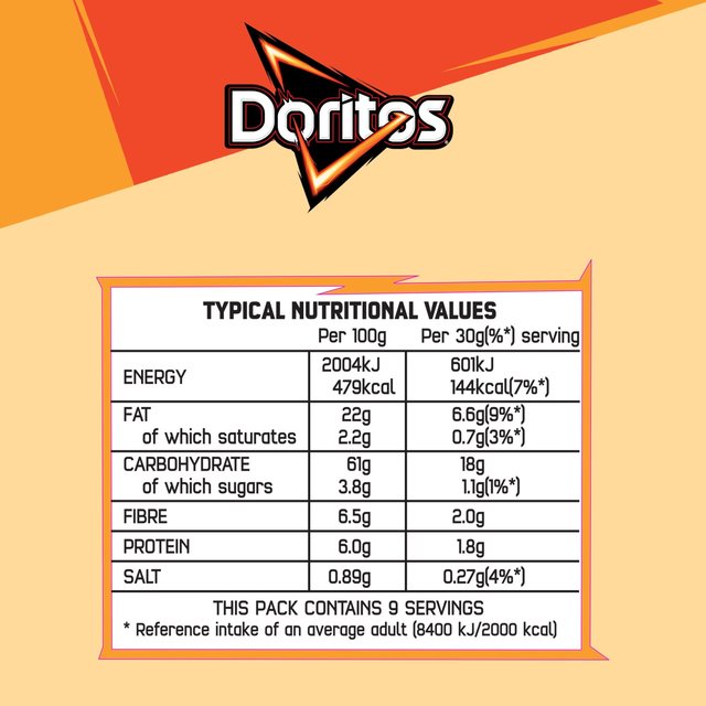 Doritos Dippers Hint of Paprika Sharing Tortilla Chips WORLD FOODS M&S   
